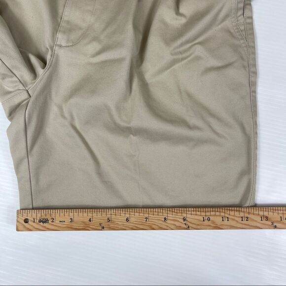 Bugle Boy Shorts Beige Tan Chino Pleated Men's 34 Cotton - Picture 9 of 9